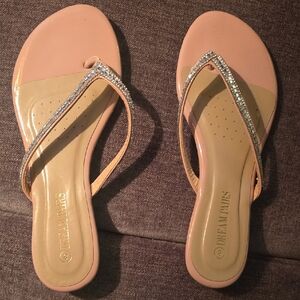 Dream Pairs Women's Blush Sandals with Rhinestones NEW!